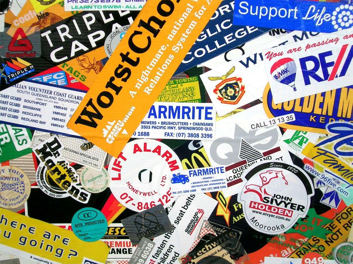 Stickers and Signs Products